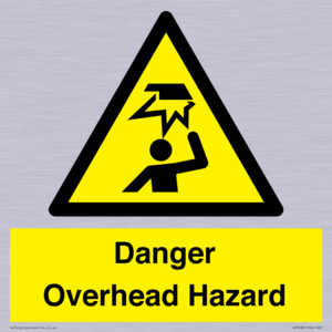 Danger Overhead Hazard